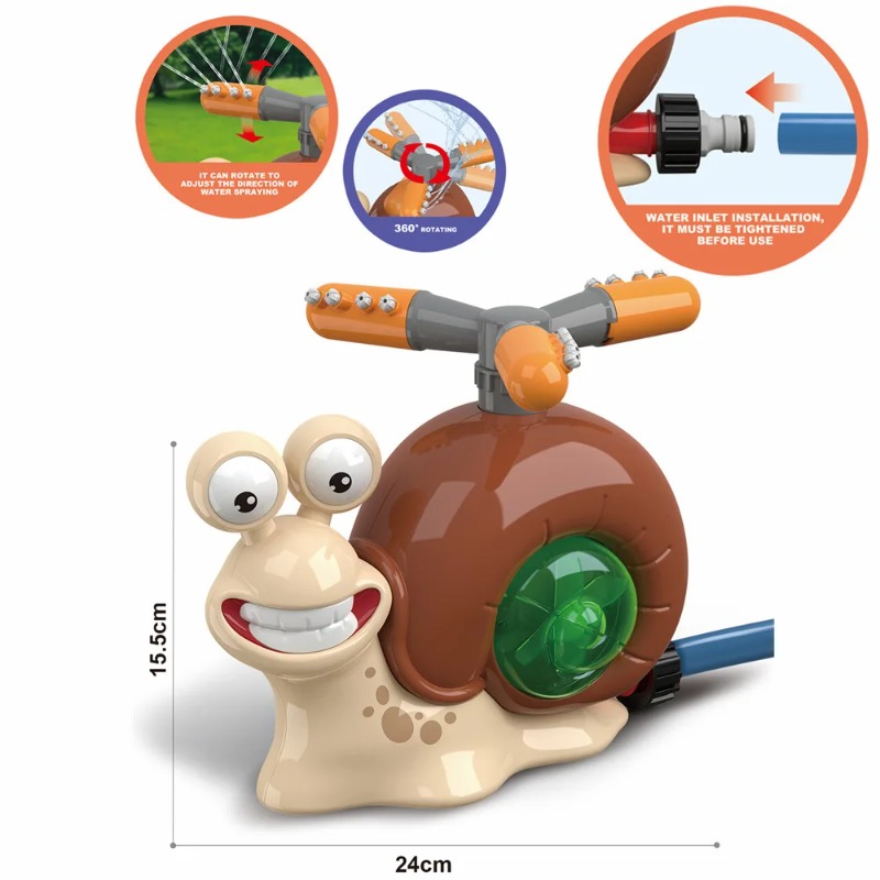 Water Spray Outdoor Toy Snail  - Gardening Tools Cartoon บทวิจารณ์และราคา