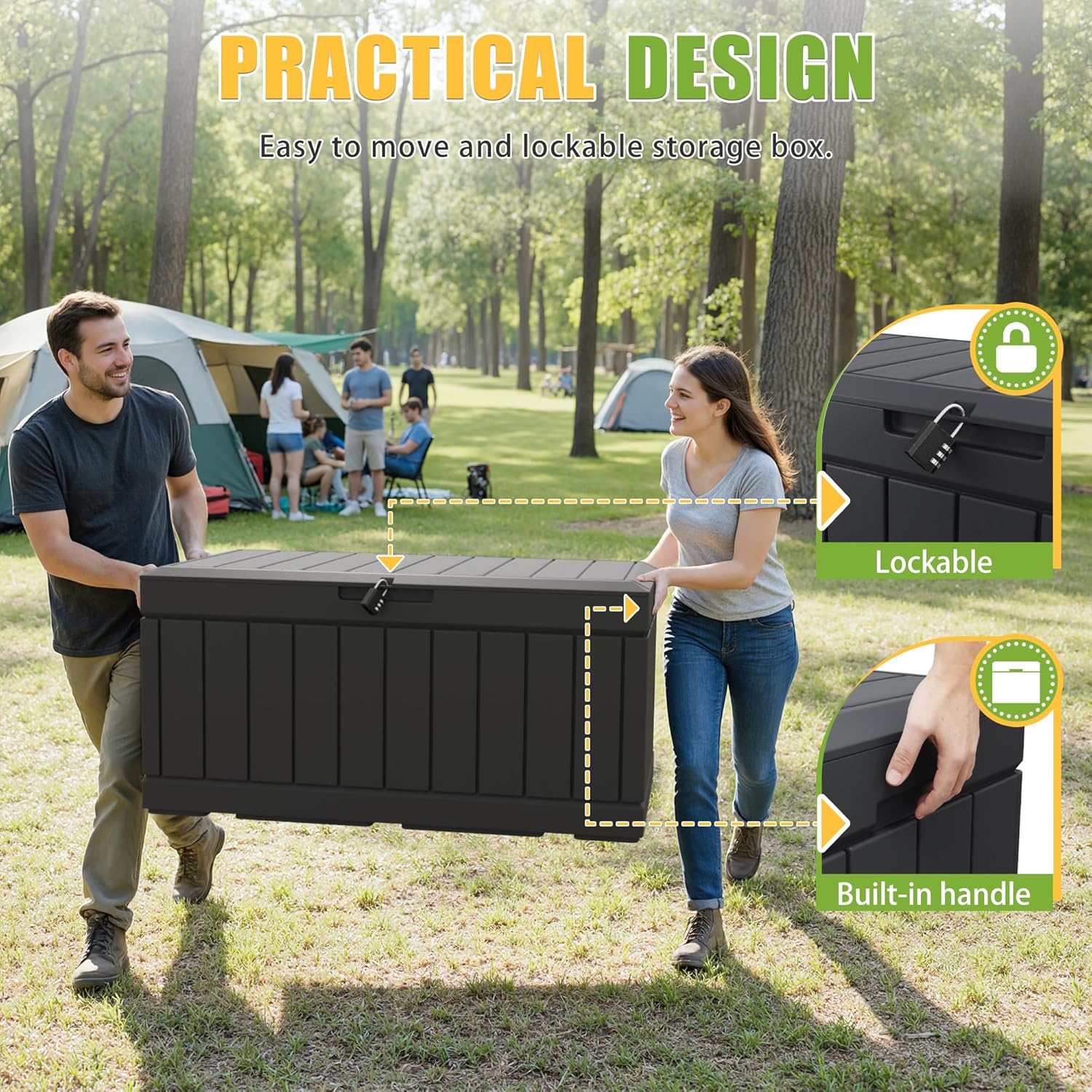 82 Gallon Outdoor Storage Box  - Gardening Tools Images บทวิจารณ์และราคา