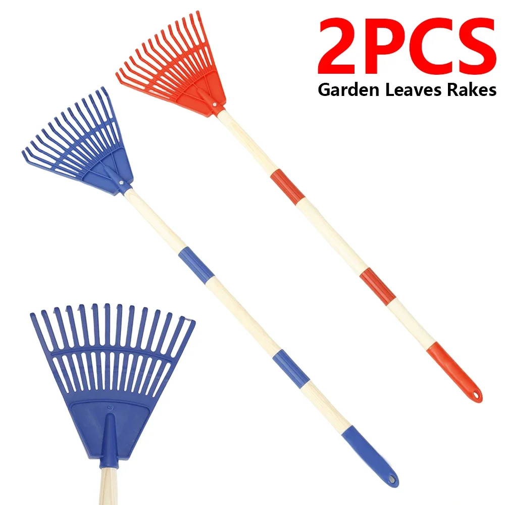 2Pcs Kids Leaf Rake Adjustable - Gardening Tools For 10 Year Olds บทวิจารณ์และราคา