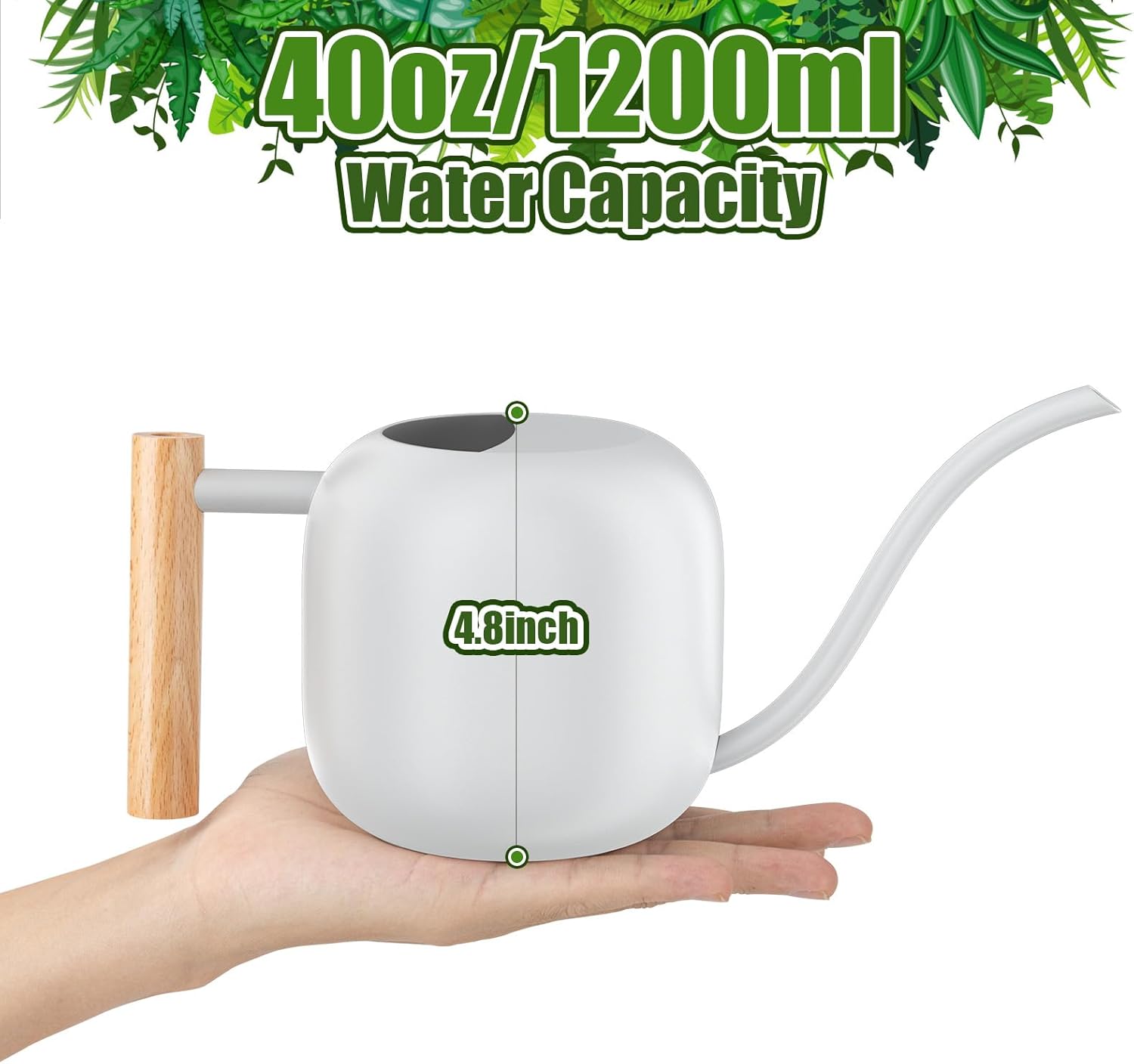 1.2L/41oz Metal Watering Can w - Watering Can Long Spout บทวิจารณ์และราคา