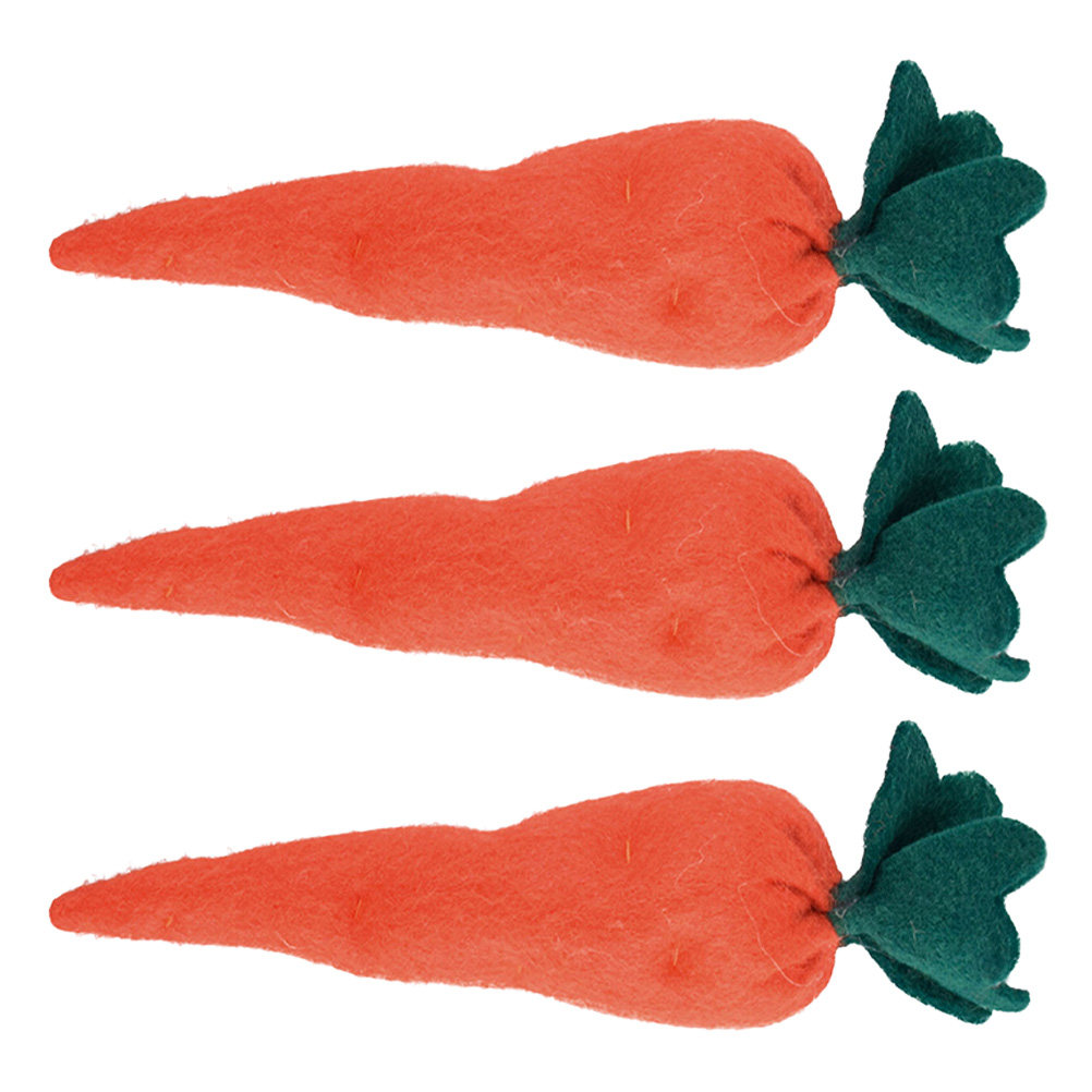 3Pcs Easter Carrot Decor Simul - Gardening Tools Photo บทวิจารณ์และราคา