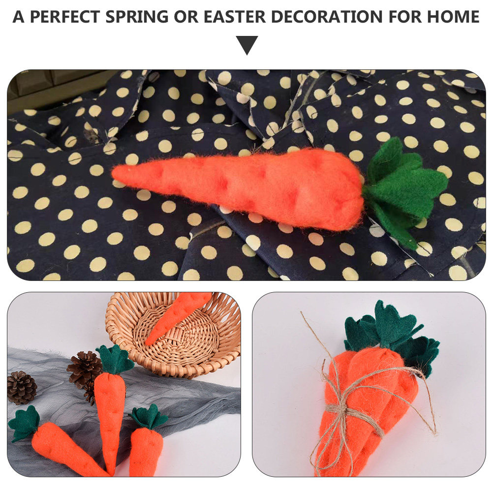 3Pcs Easter Carrot Decor Simul - Gardening Tools Photo บทวิจารณ์และราคา
