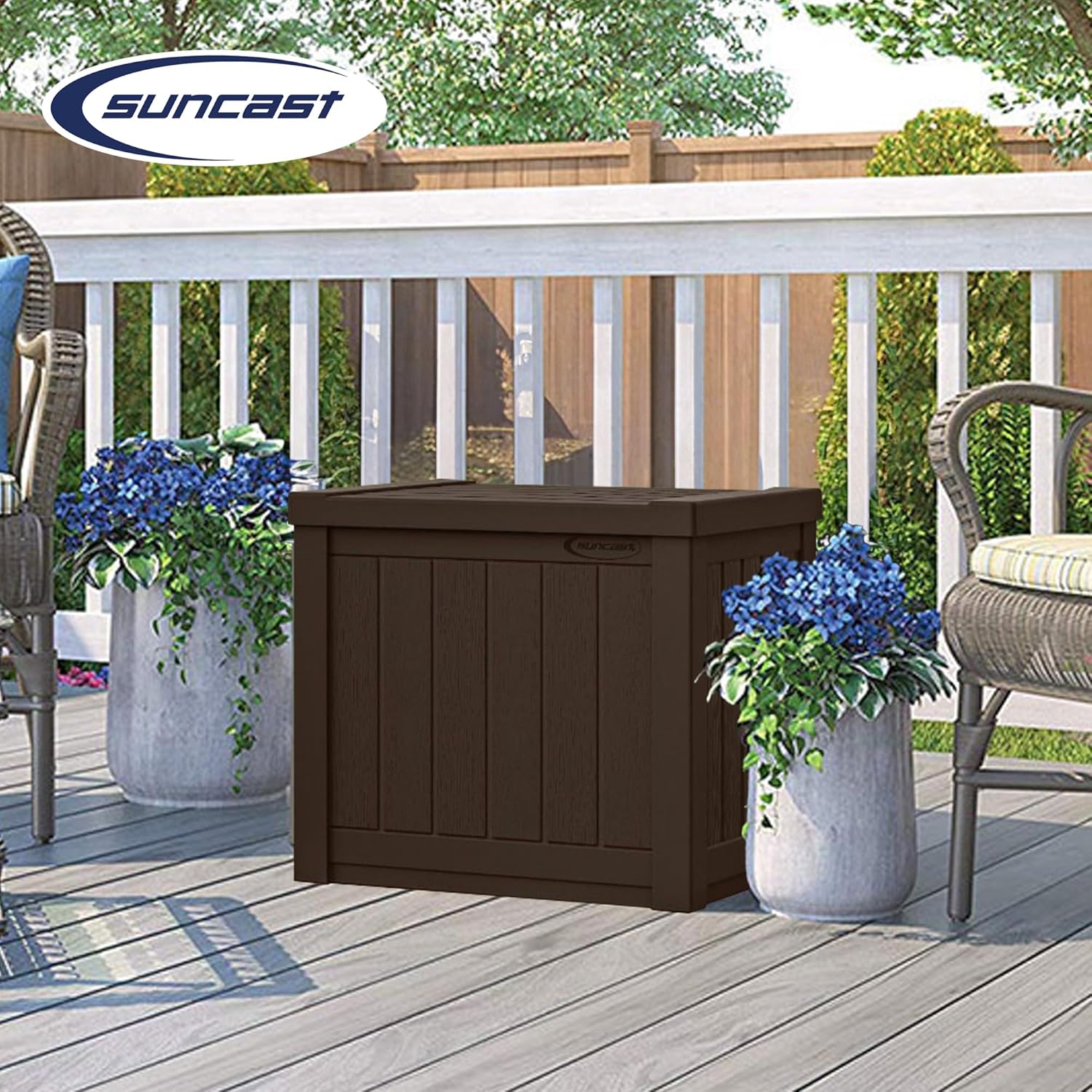 22 Gallon Outdoor Storage Box  - Gardening Tools Box บทวิจารณ์และราคา
