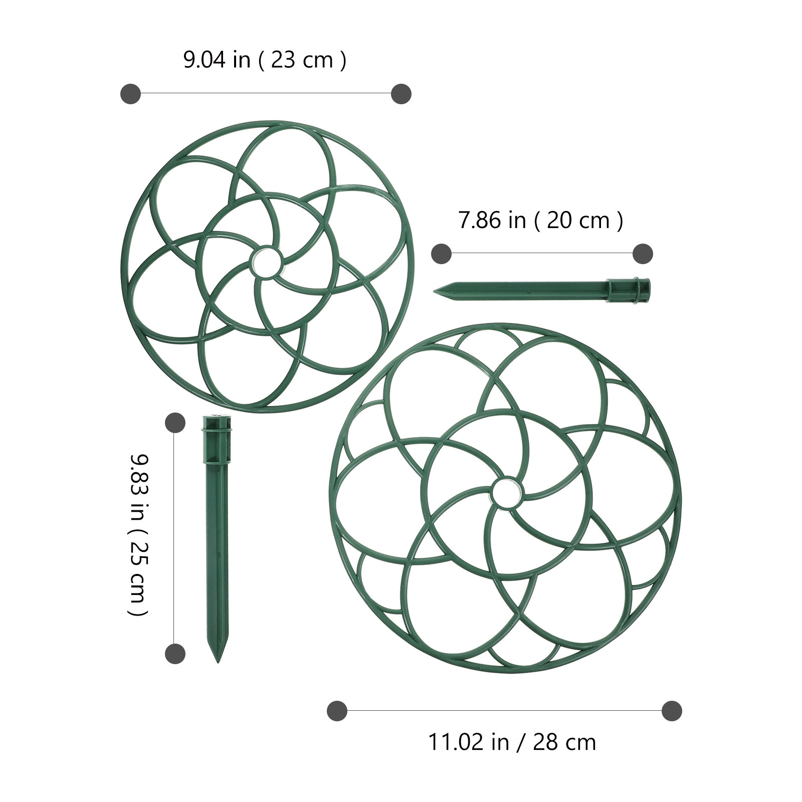 2Pcs Sunflower Shaped Flower S - Gardening Tools Needed บทวิจารณ์และราคา