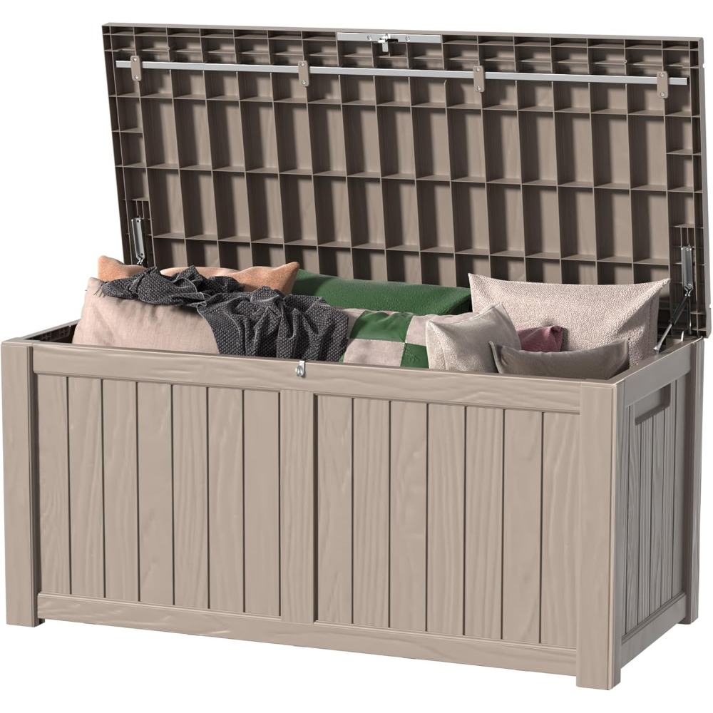 150 Gallon Lockable Outdoor St - Gardening Tools Box บทวิจารณ์และราคา