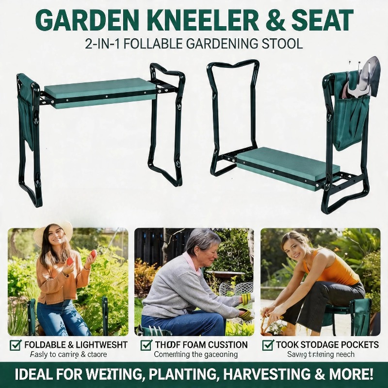 Hot Sale 2-in-1 Folding Garden - Gardening Tools Kit For Sale บทวิจารณ์และราคา