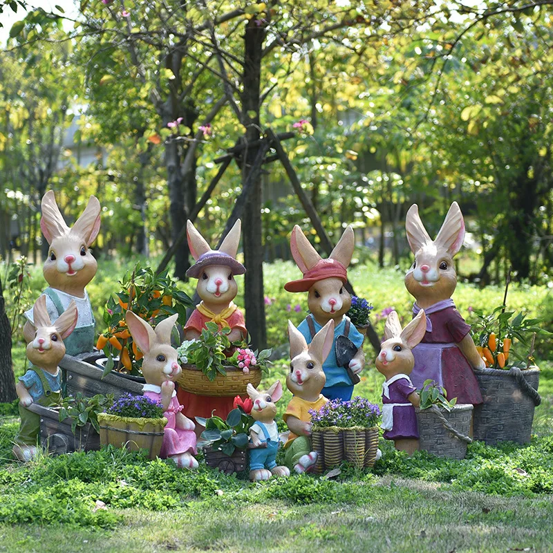 Cartoon rabbit flower pot tank - Gardening Tools Cartoon บทวิจารณ์และราคา