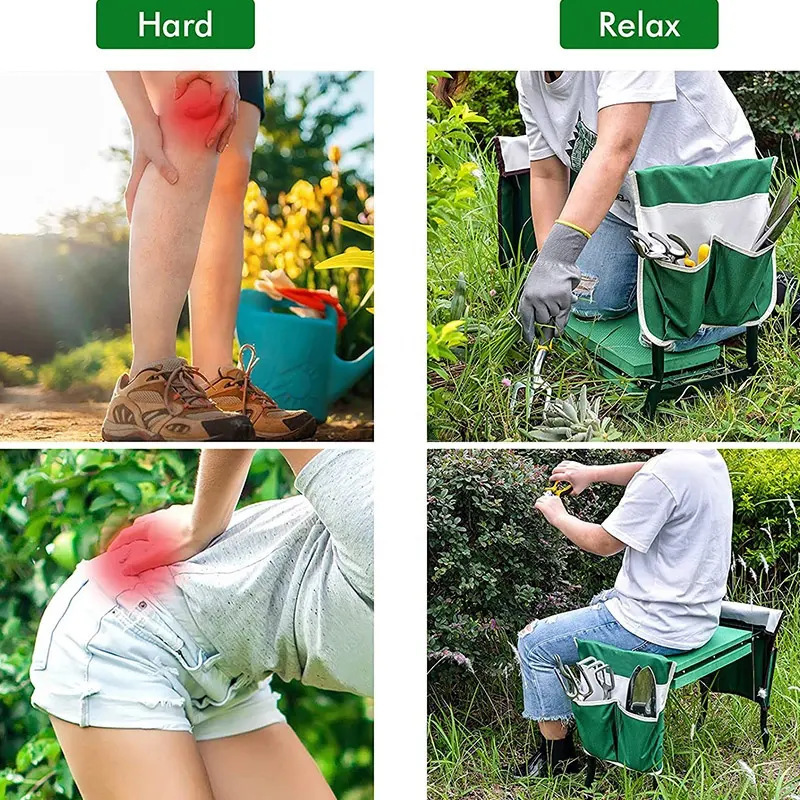 Hot Sale 2-in-1 Folding Garden - Gardening Tools Kit For Sale บทวิจารณ์และราคา